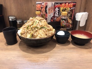 1月4日昼食 伝説のすた丼屋 増し増しトリプルすた丼 ライトベイダー Lightvader のグルメ日記