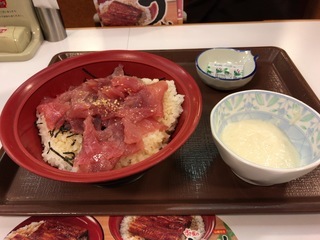 5月31日夕食 すき家 山かけ鉄火丼 ライトベイダー Lightvader のグルメ日記